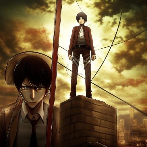 Attack on Titan Anime Style Visual