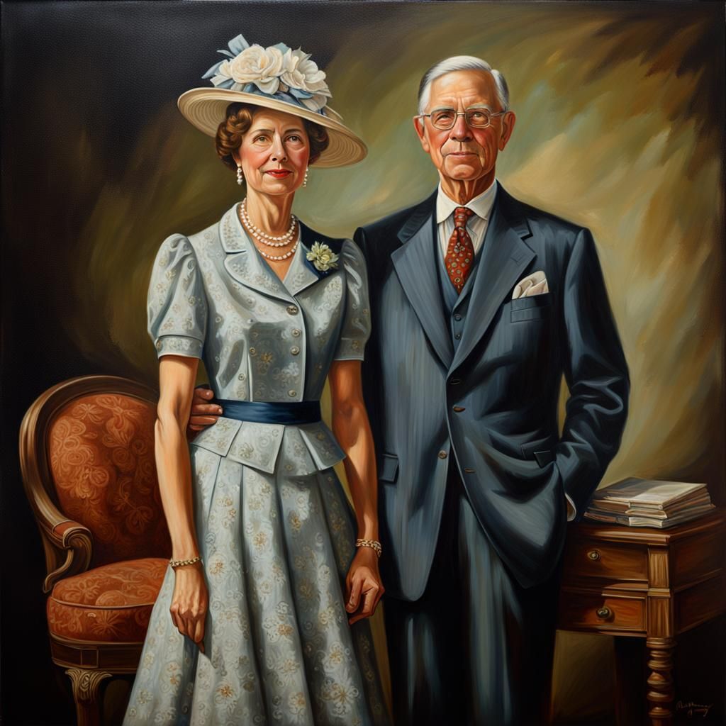 Old-Fashioned Family Portrait