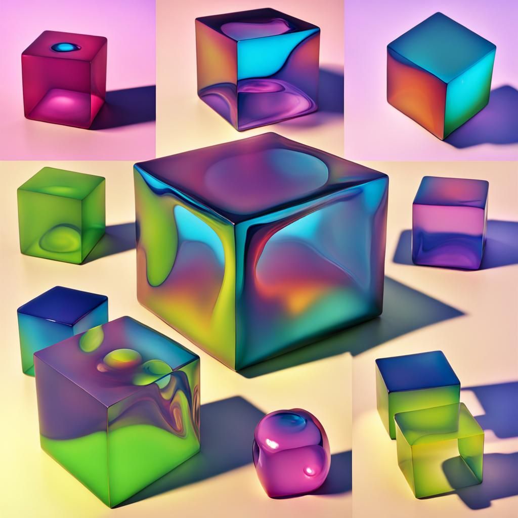 Liquid Shape Shifters Master Cubes and Spheres
