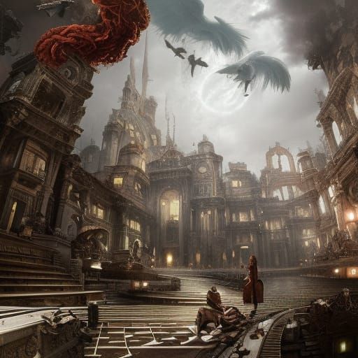 Dramatic Digital Matte Painting: Freek'n You