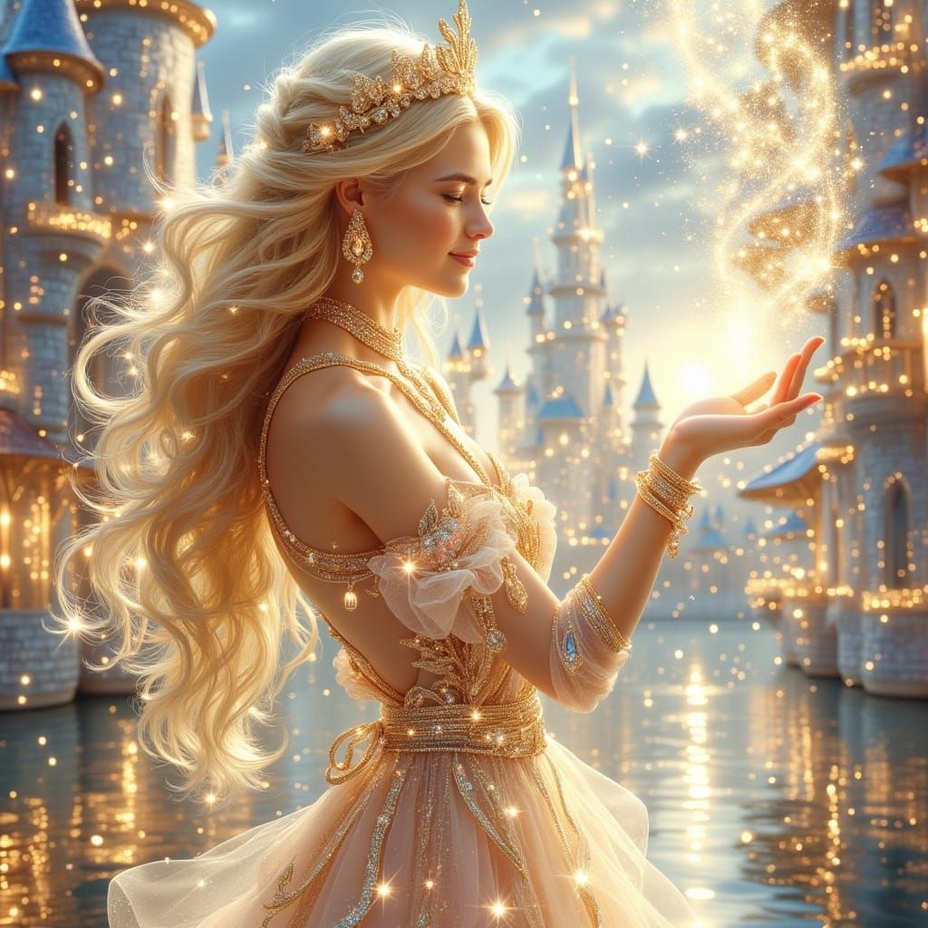 Romantic Enchantress Unveils Pastel Magic in Whimsical Citys...