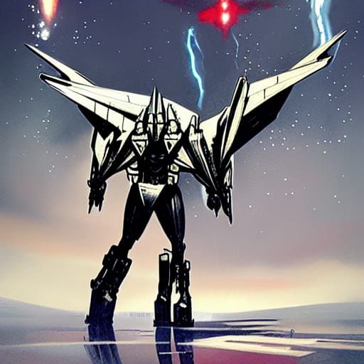 Starscream Dark Fantasy Concept Art in 8K