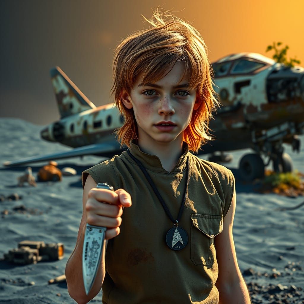 Stranger in a Starfleet Uniform on a Deserted Alien Planet