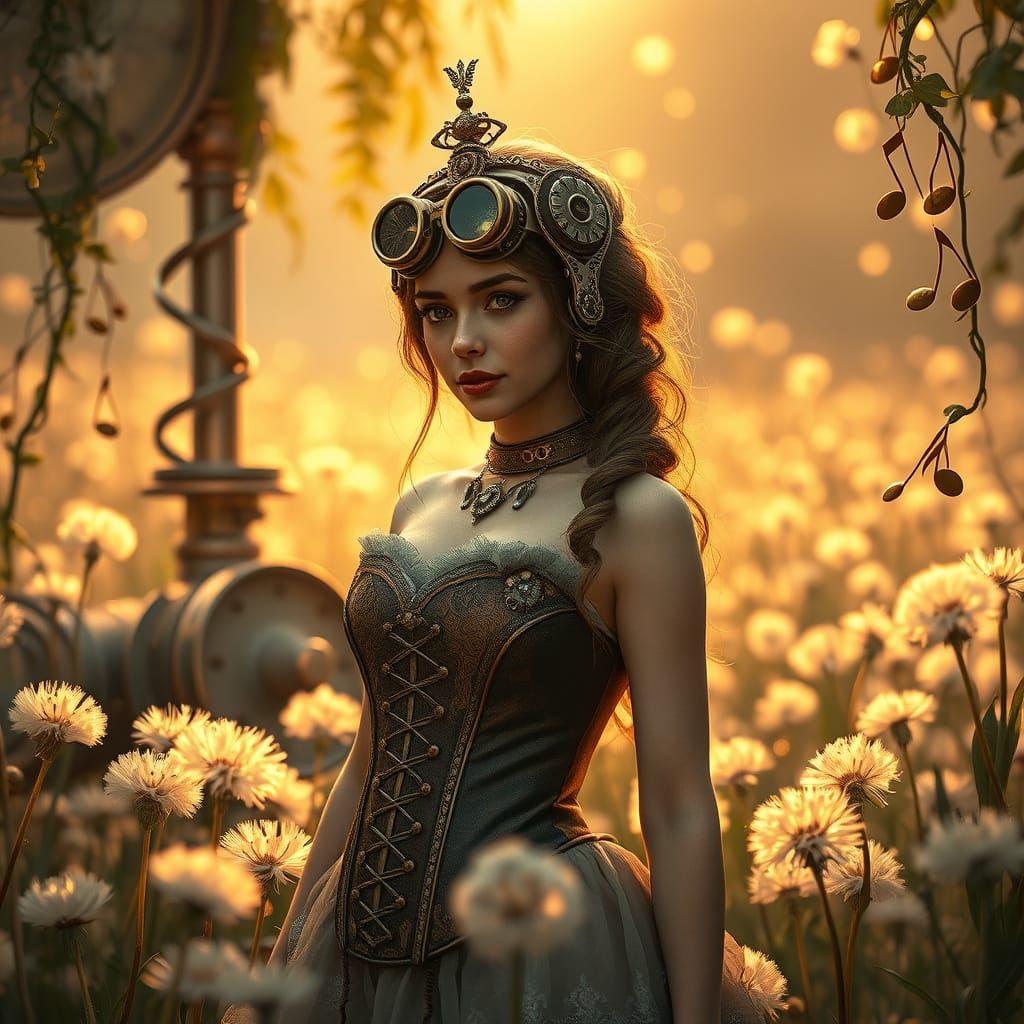 Steampunk Princess in Enchanted Whimsy