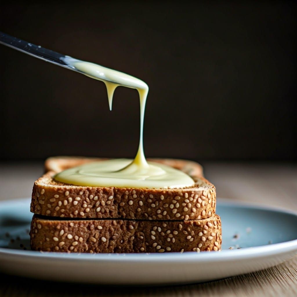 Golden Brown Toast with Rich Butter in Warm Light