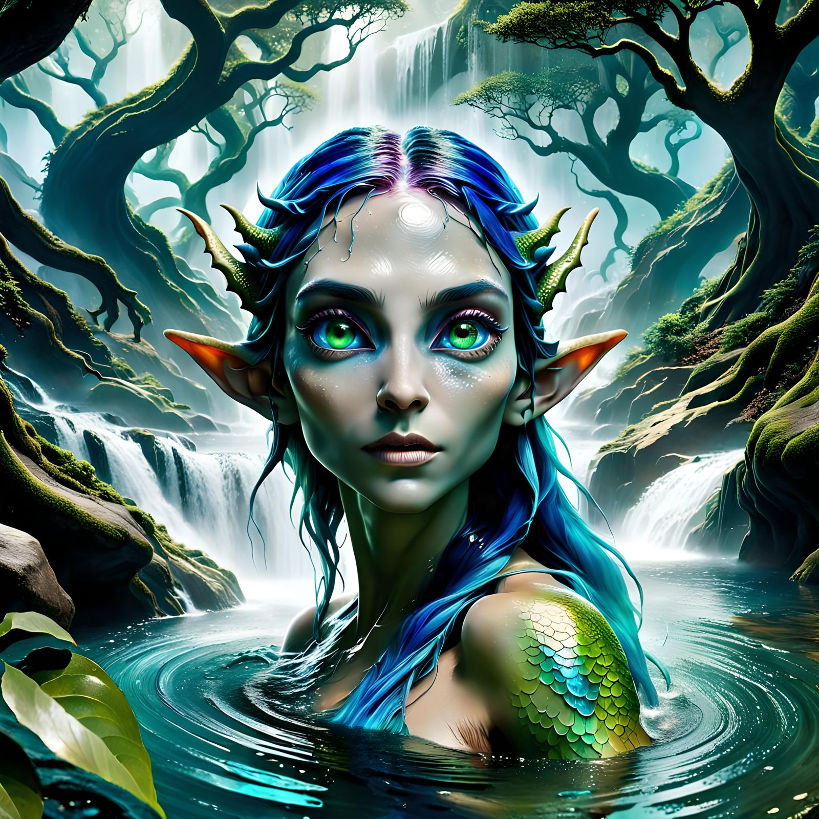 Fantasy Elf Hybrid Reveals a Surreal Landscape