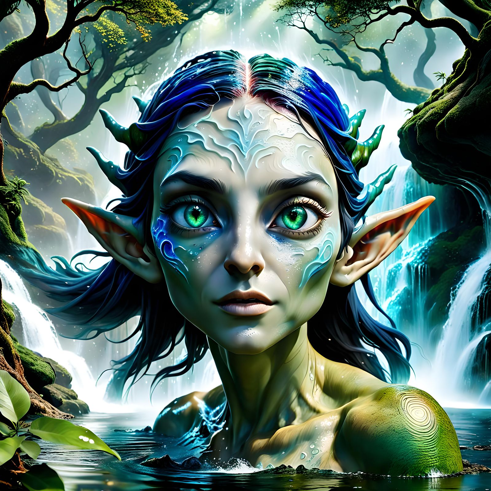 Fantasy Elf Hybrid Reveals Vibrant Inner Realm