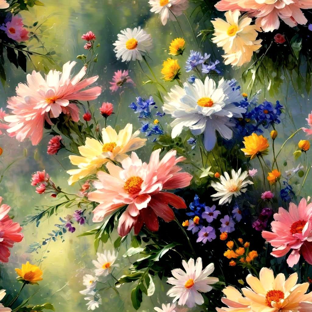 Vibrant Floral Composition