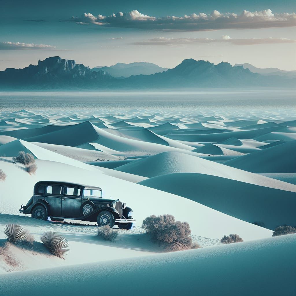 White Sands National Park: Digital Matte Painting