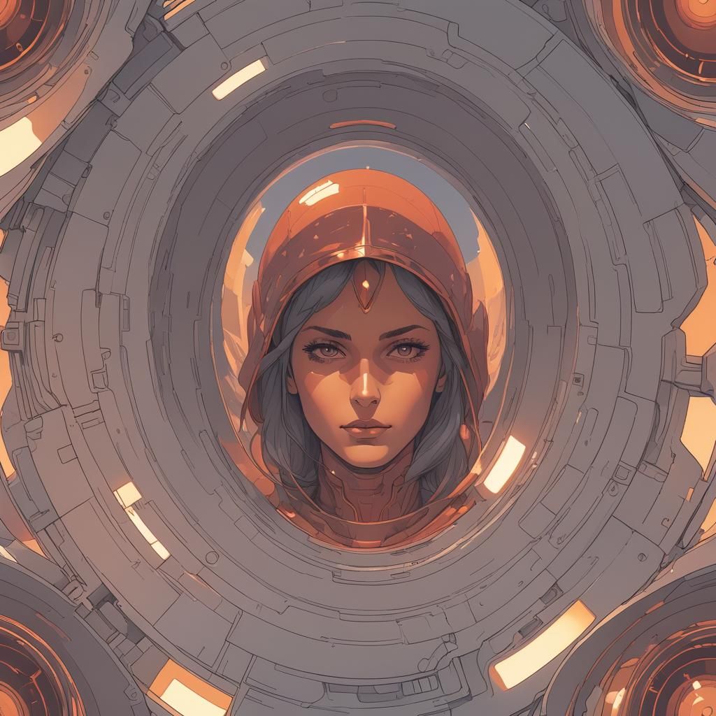 Cyberpunk Future Revealed through Cel-Shaded Lens