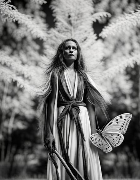 Infrared black and white photography, Jerry Uelsmann, appari...