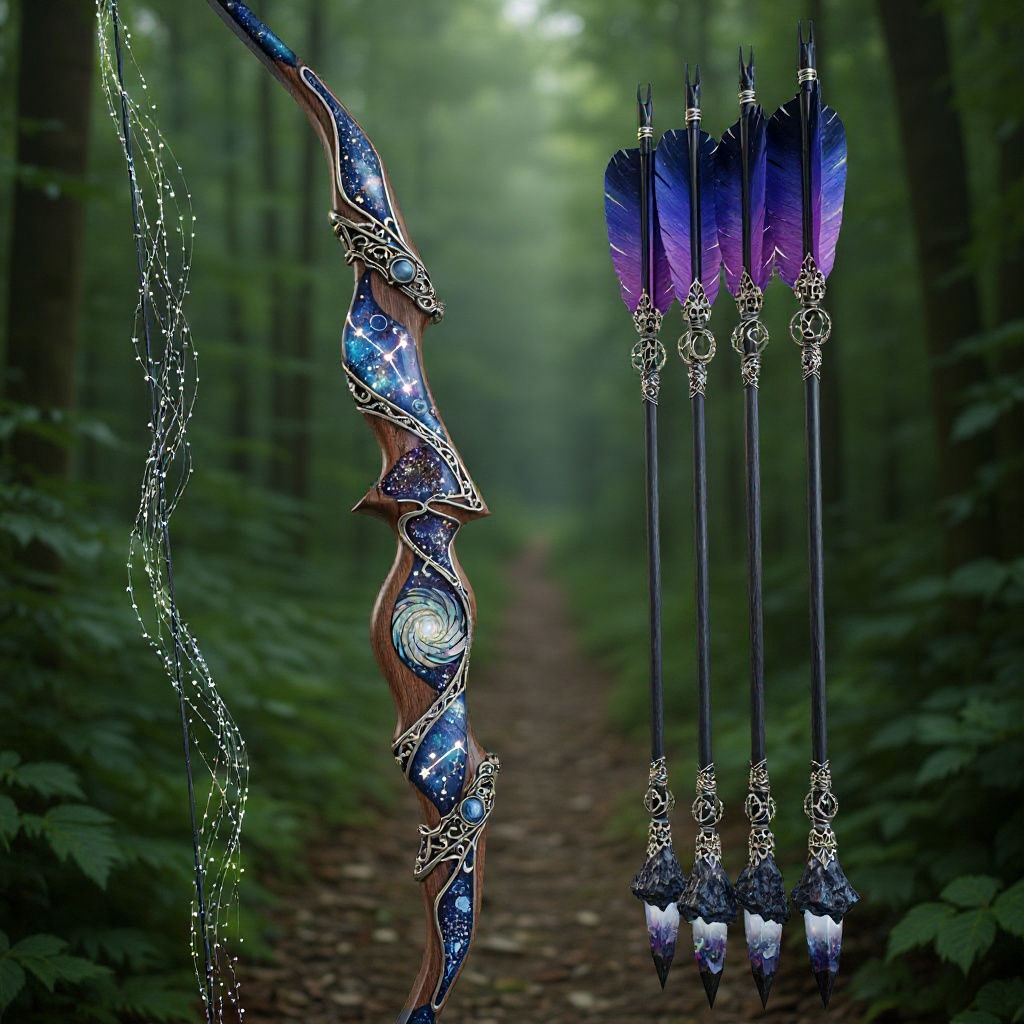 Cosmic Bow and Arrows: Detailed Craftsman Creation