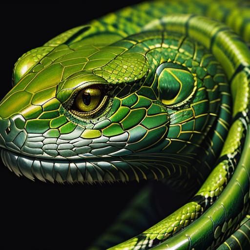 Green snake