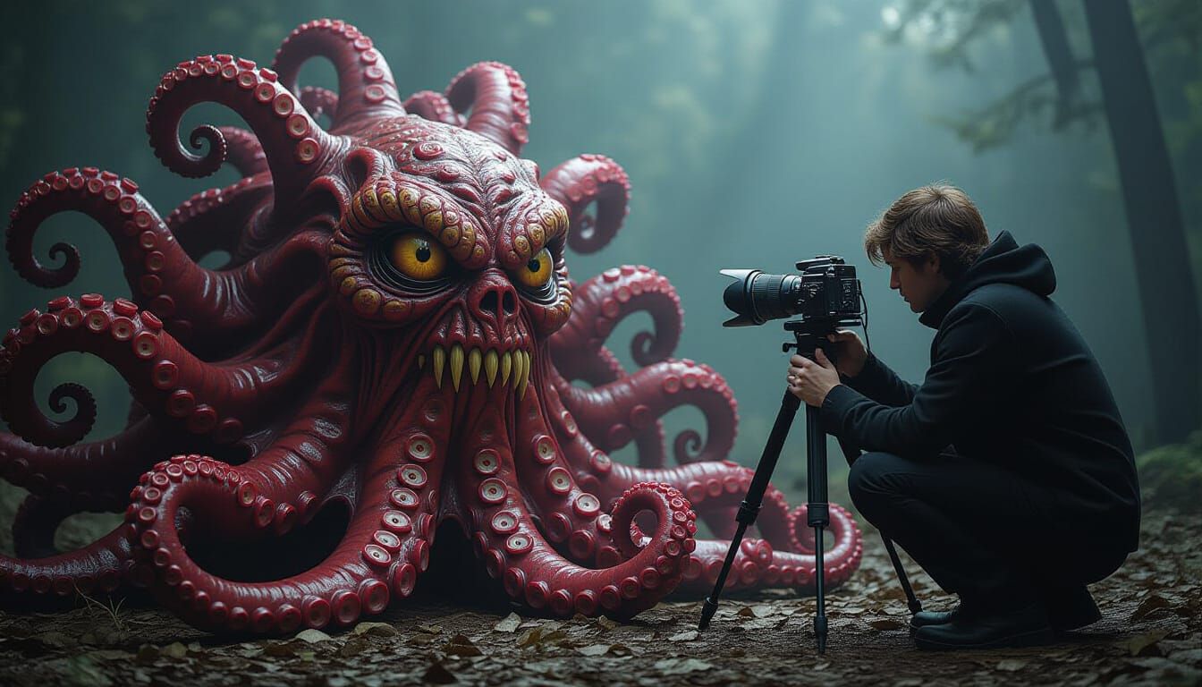 Hyperrealistic Pincer-Monster Captured by Photographer