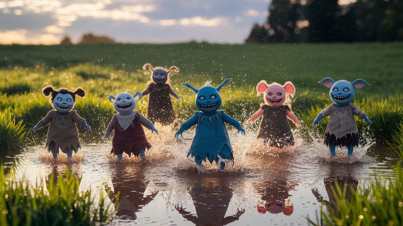 Little Nightmares Whimsy in Sunlit Meadow