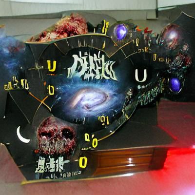 Conceptual Universe Death Clock Visualization