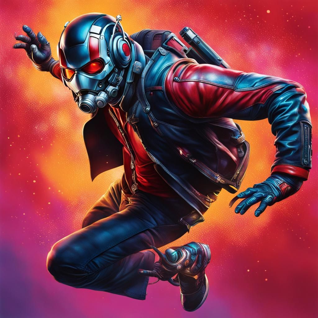 Michael Jackson Dances on Ant-Man: Hyperrealistic Art