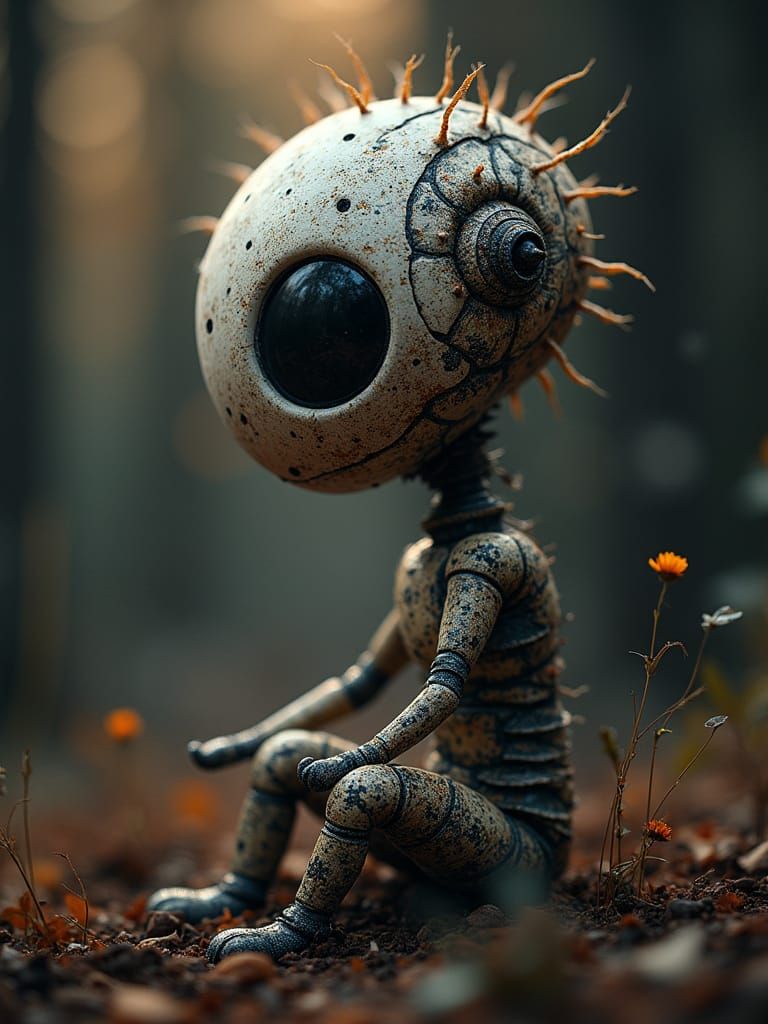 Artitechtural Negativespace Luminodoodleblend Structures wit...