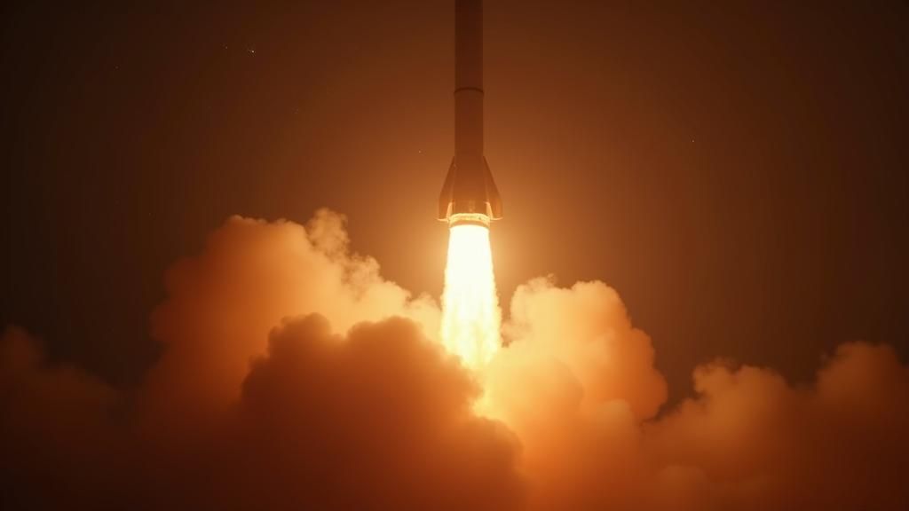 Dramatic Rocket Motor Ignition Sequence in Sharp Focus