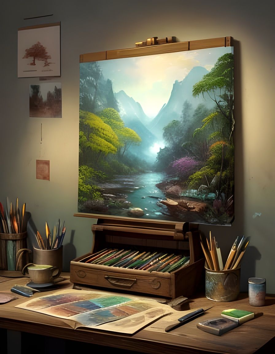 Pencil Transforms into Magical Rainforest Art