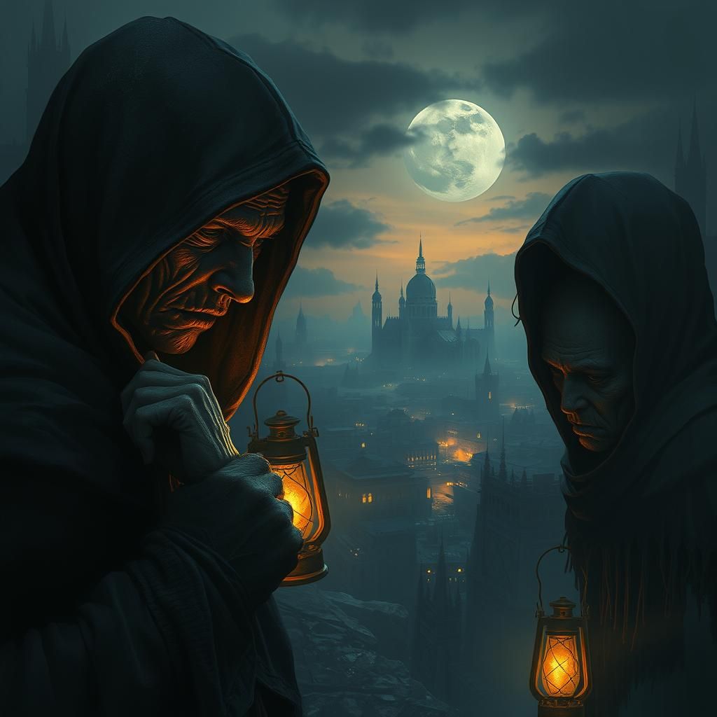 Ethereal Souls at the Edge of a Mystical Realm