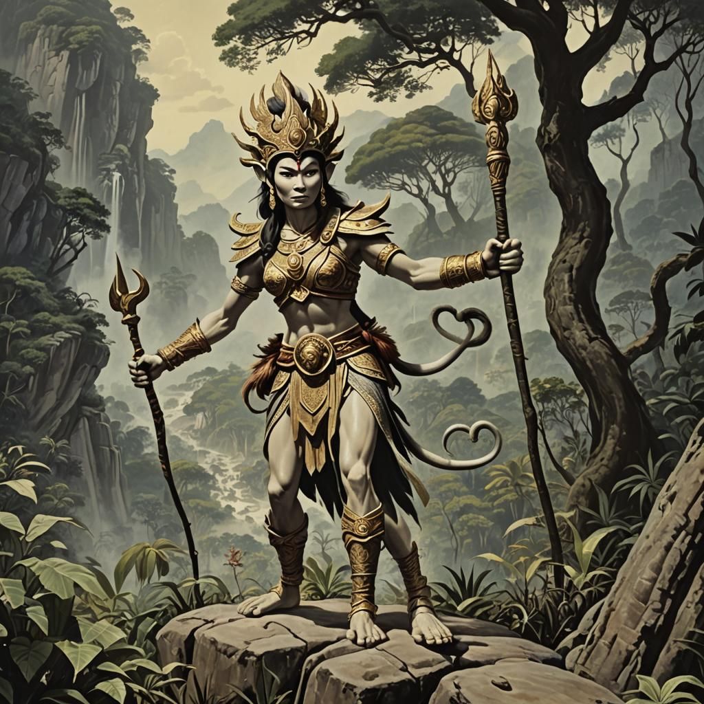 Legendary Monkey King on Jungle Hills