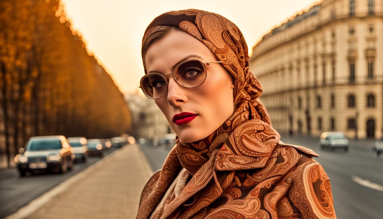 1960s Spy Meeting at Dusk in Budapest