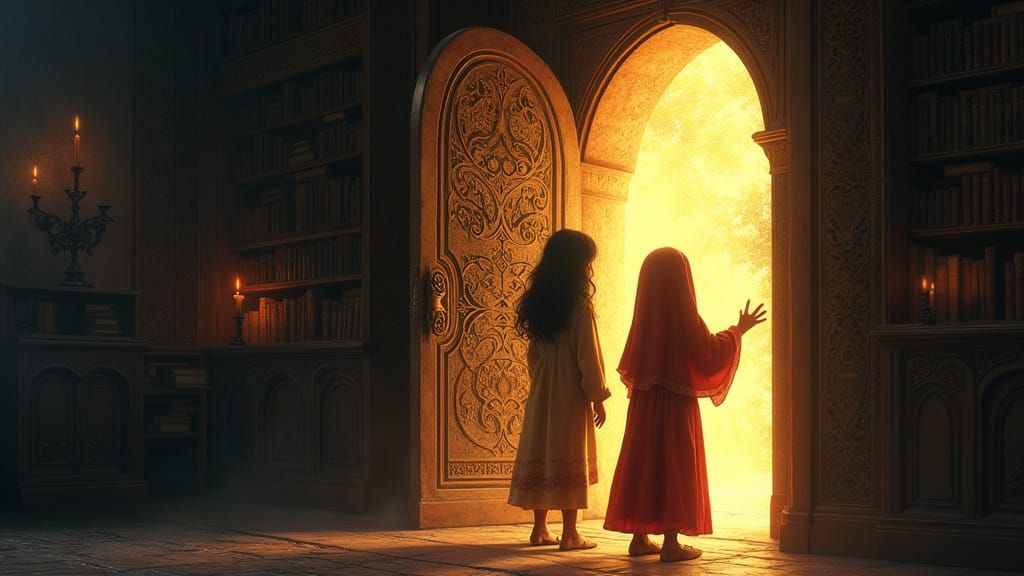 Siblings Uncover a Mysterious Glowing Door in Their Grandmot...