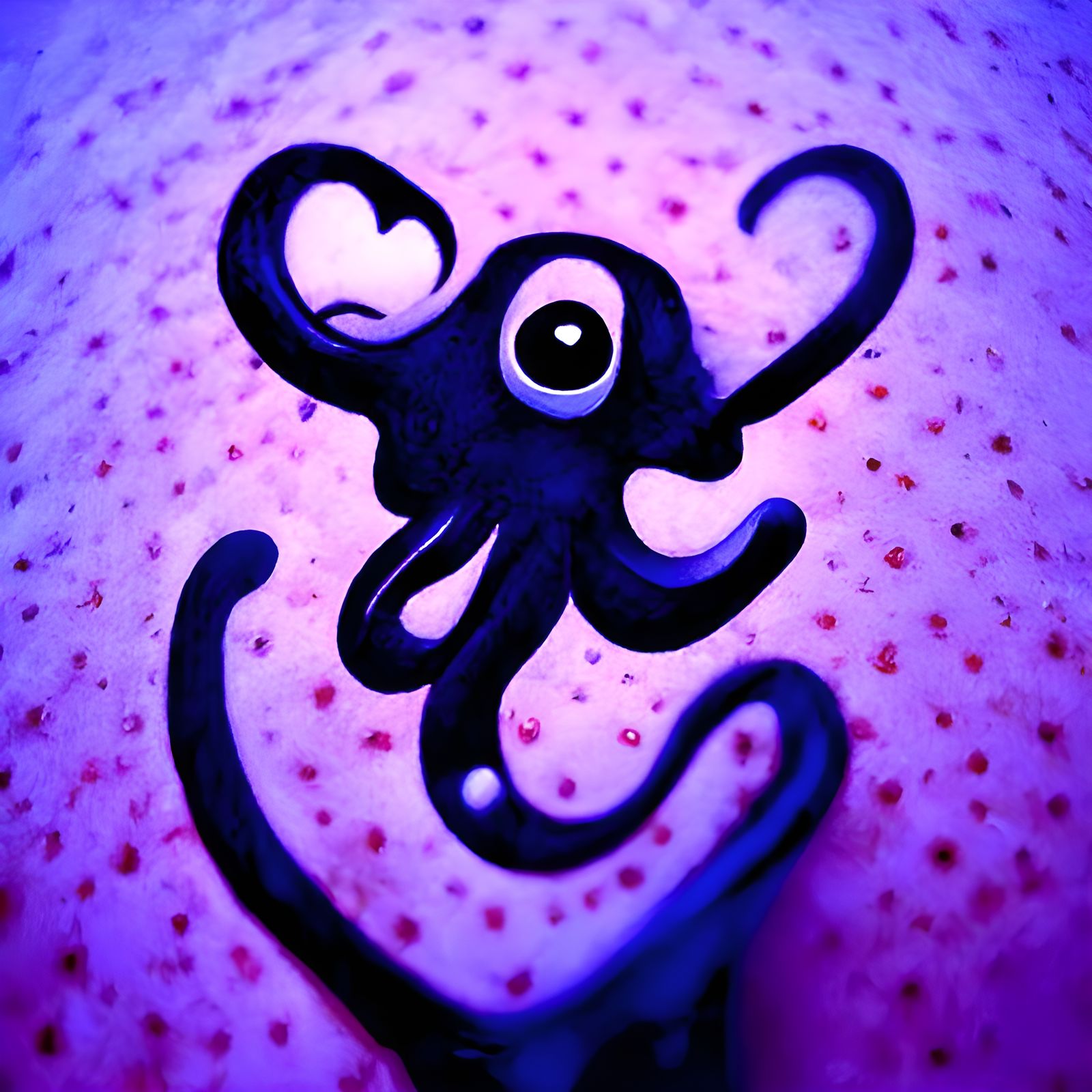 Playful Octopus Cartoon by Justin Hillgrove