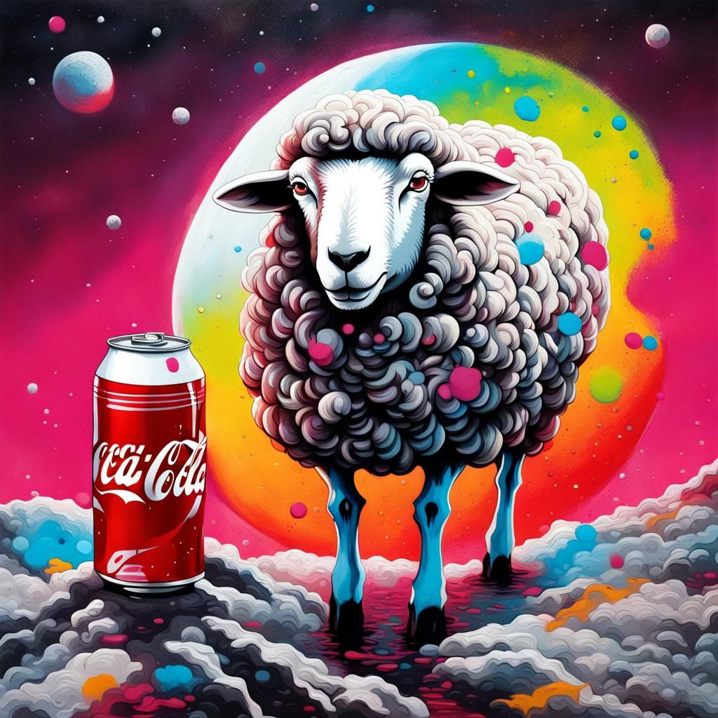 Sheep on the Moon: Coca-Cola Graffiti Art