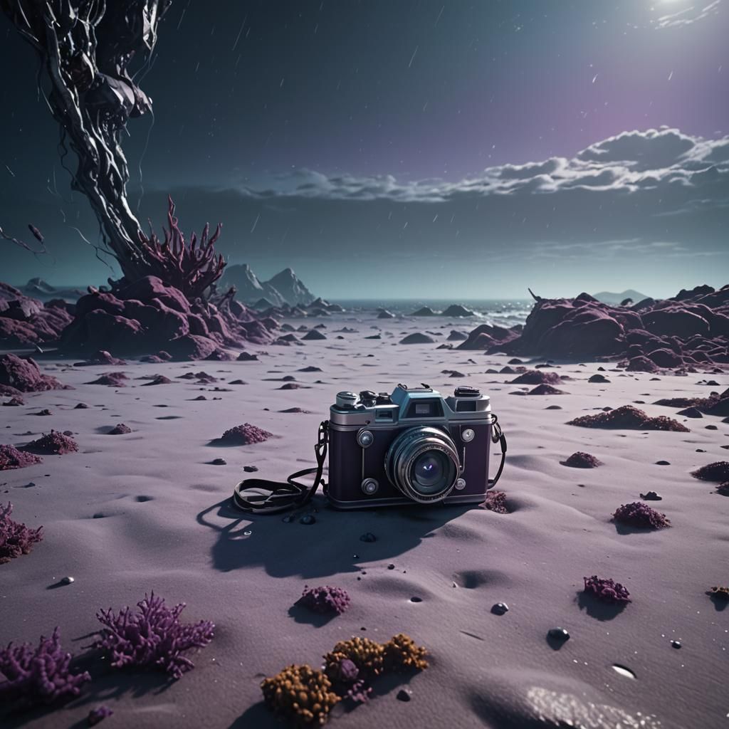 Sci-Fi Ocean Floor Camera in Cinematic 3D