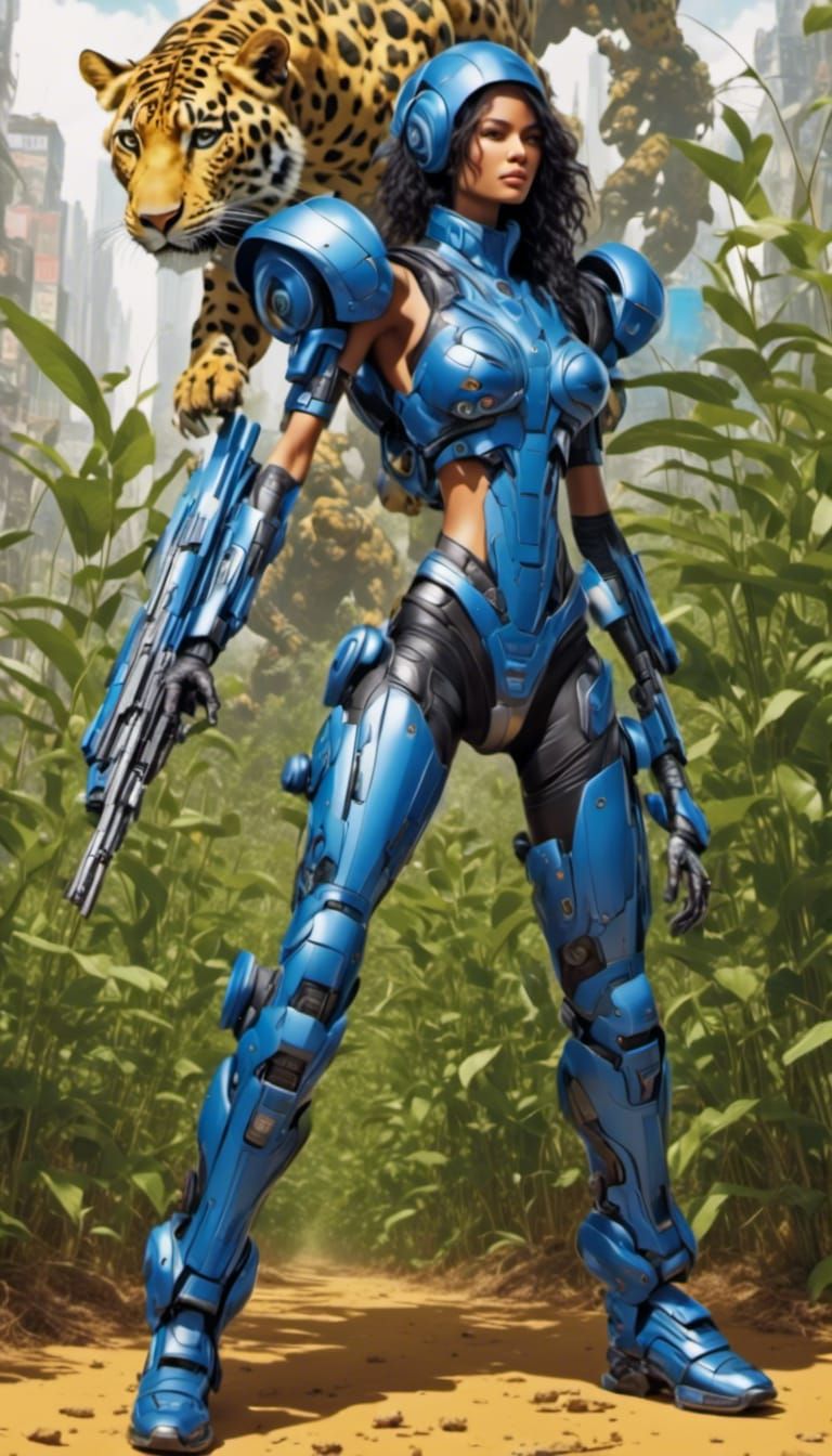 Zendaya as a Future Robot Assassin