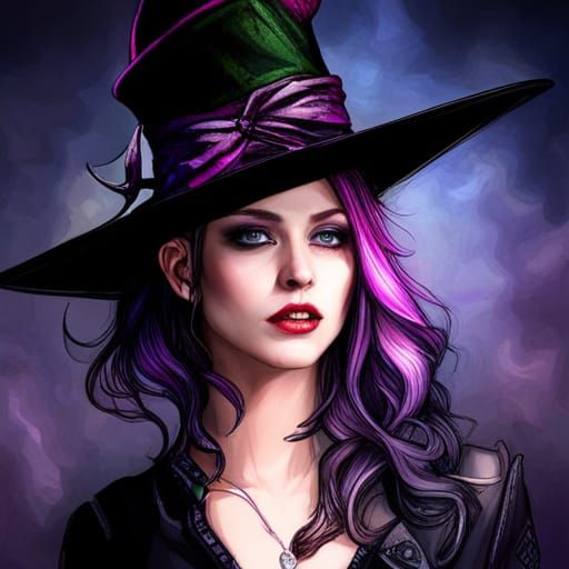 Witchpunk fashion hat