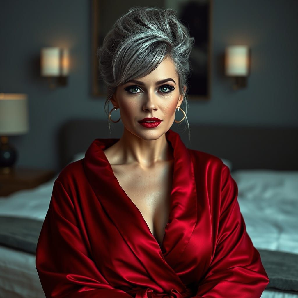 Ethereal Beauty in Dark Luxury