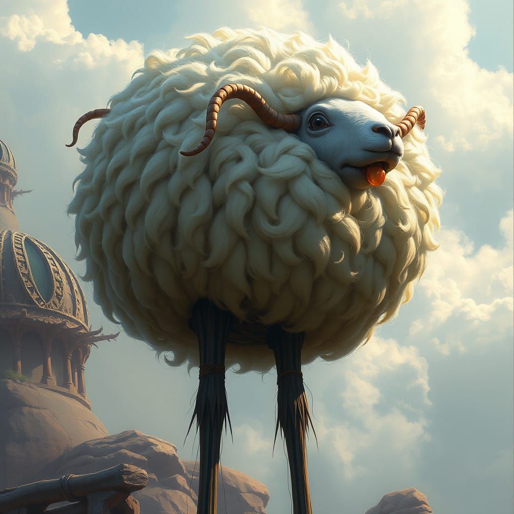 Fantastical Woolen Tower Rises High