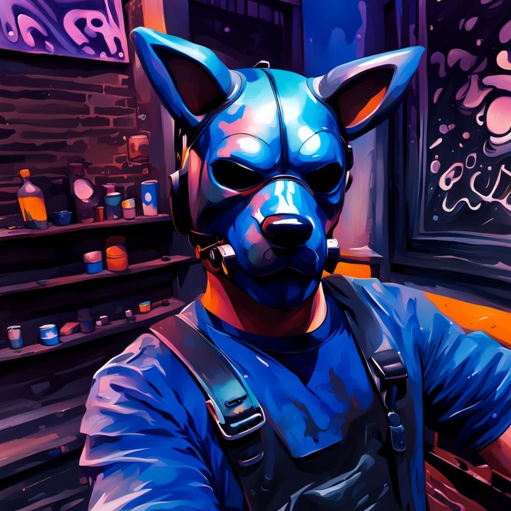 Colorful Graffiti Art with Splash Effects