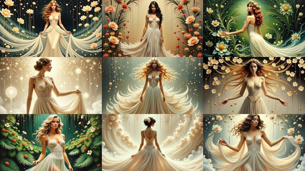 Diana the Roman Goddess in Modern Style