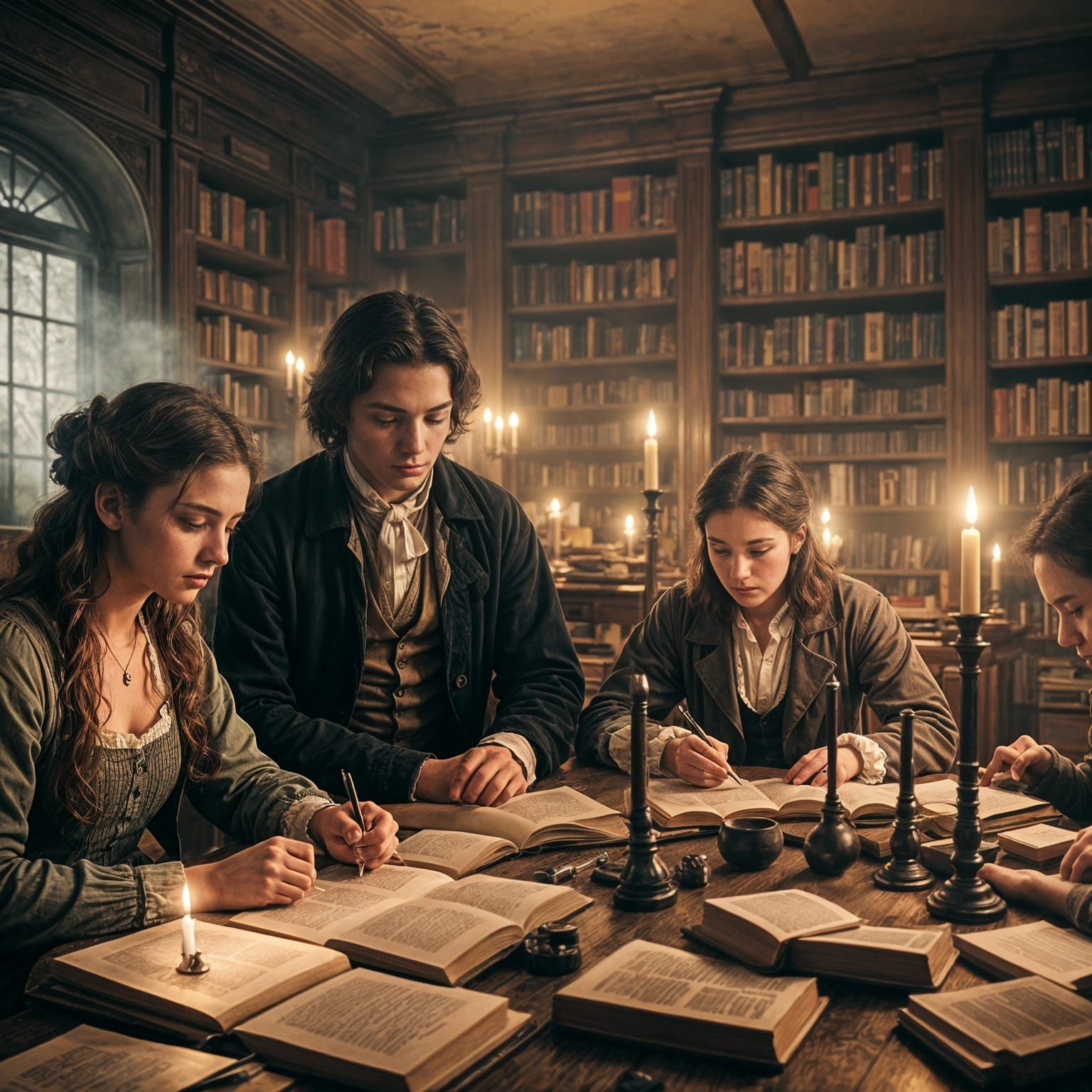 18th Century Poetry Class: Cinematic Film Still