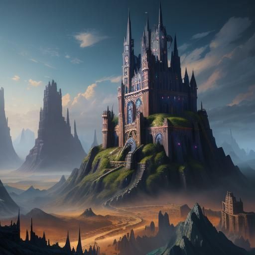 Fantastical Cool Beans Concept Art in Deep Color