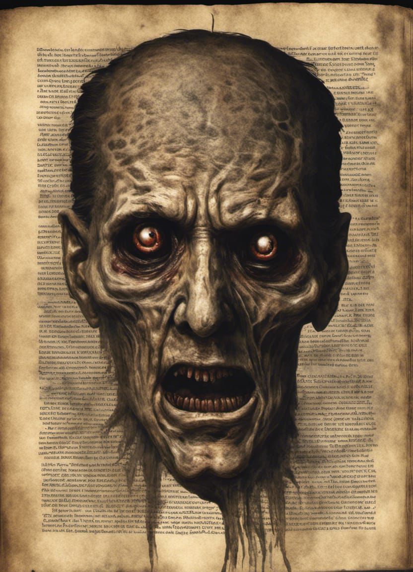 Terrifying Book of the Dead Bound in Human Skin