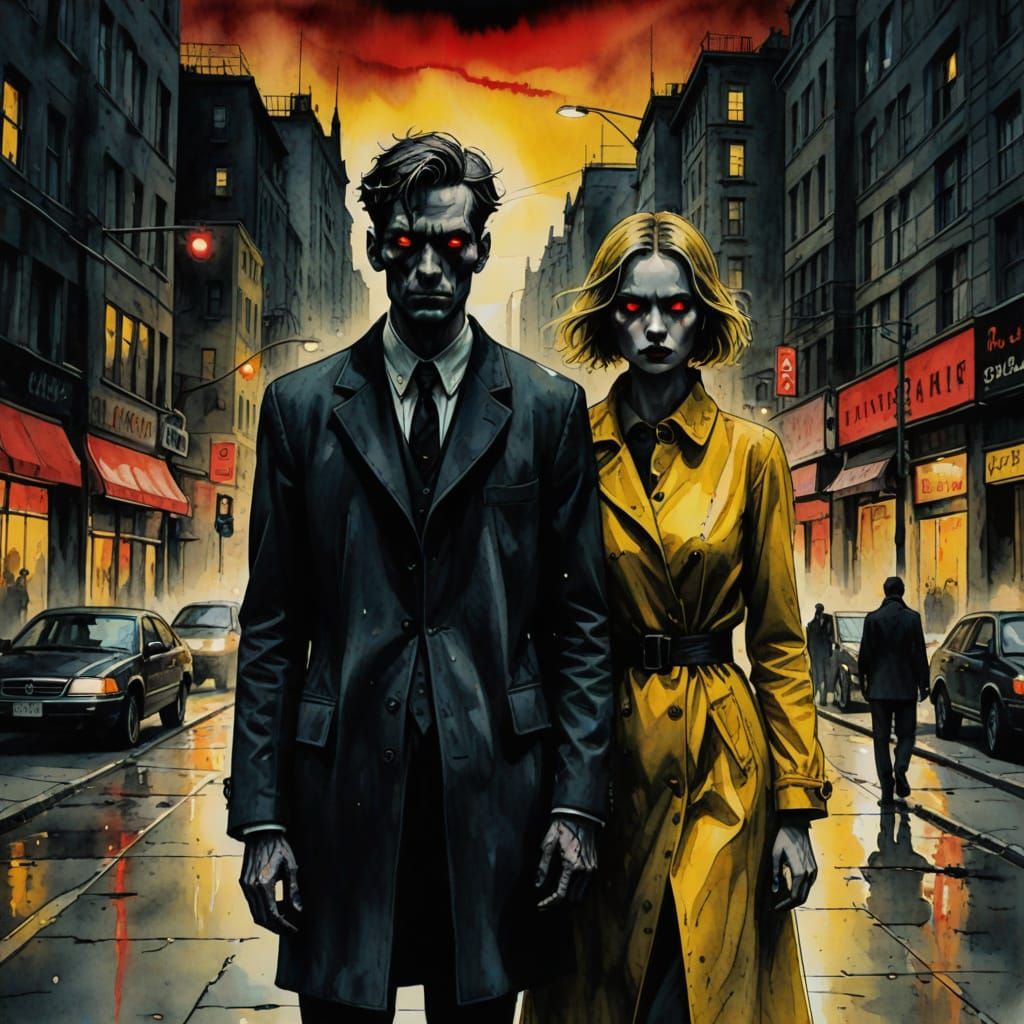 Sunset in Zagreb Croatia