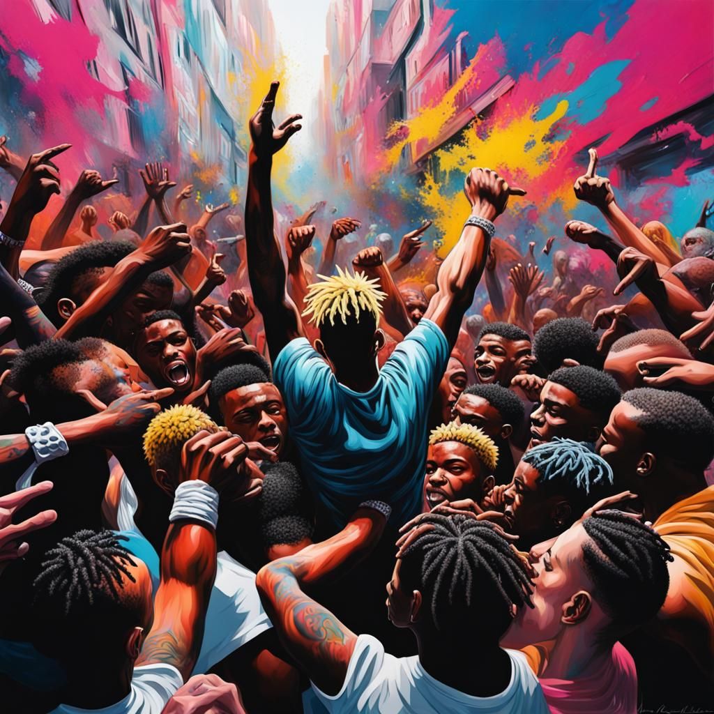 xxxtentacion crowd surfing