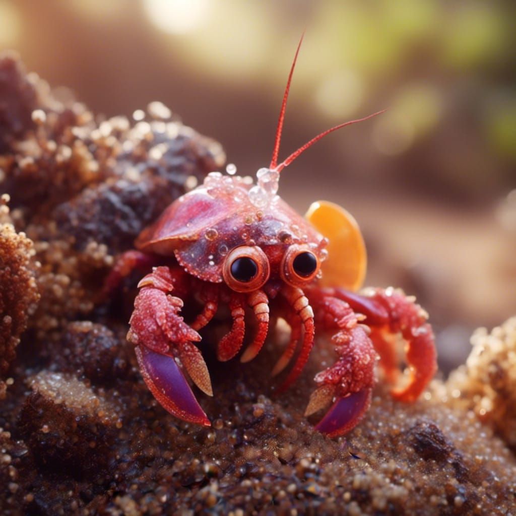The Cutest Hermit Crab Ever Seen