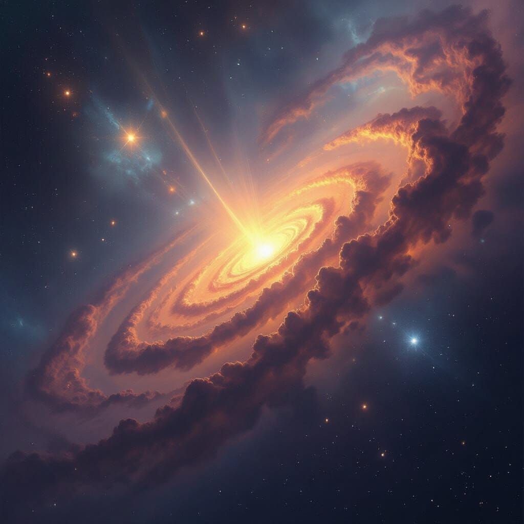 Cosmic Nebula Digital Painting: Awe-Inspiring Space Art