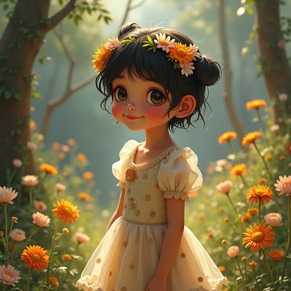 Enchanting Fairy in Forest Glade