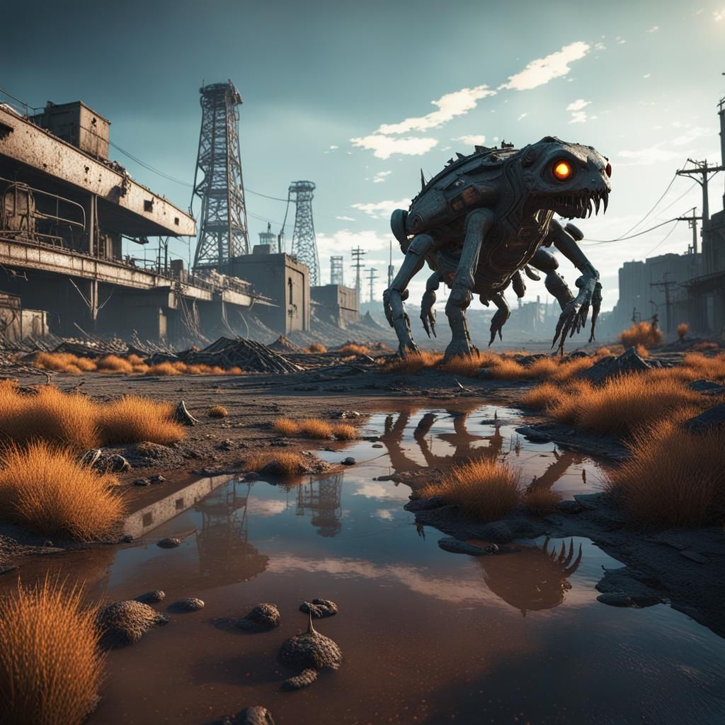 Cyberpunk Mutants in Chernobyl: Hyperrealistic 8K