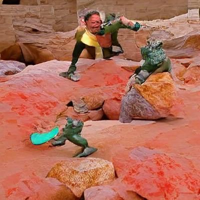 Robin Williams Battles the Gorn Captain