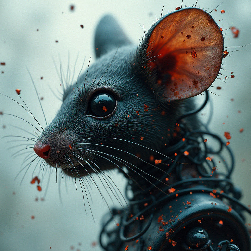 Mouse Venom Bio-Robot in Shattered Mirror Style