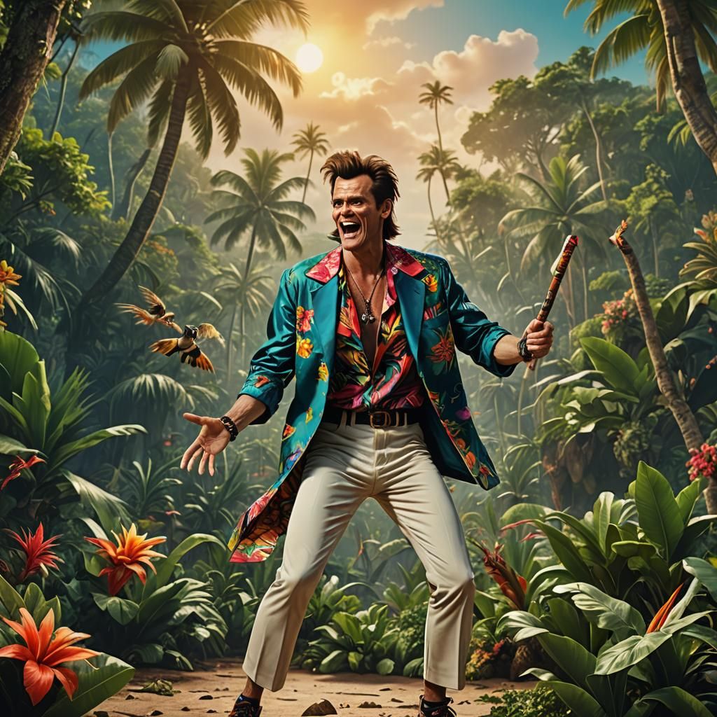 Ace Ventura in Tropical Paradise: Digital Matte Painting