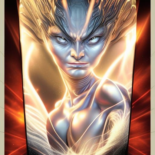 Reptilian Shapeshifter Comic Book Art